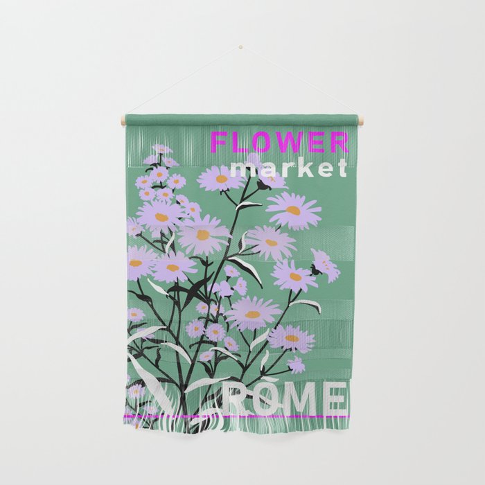 Flower Market Rome Wall Hanging Gallery Image 1