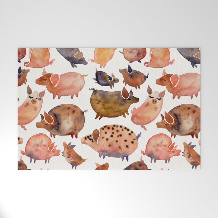 Pig Collection Welcome Mat Gallery Image 1