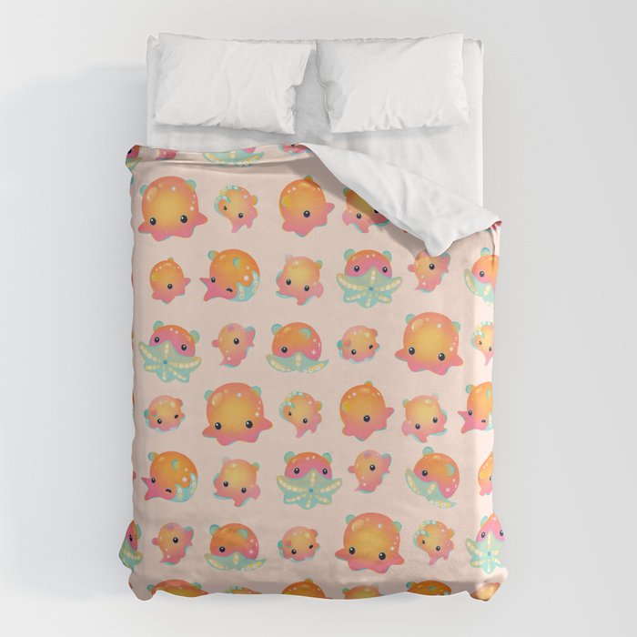 Flapjack octopus Duvet Cover Gallery Image 1