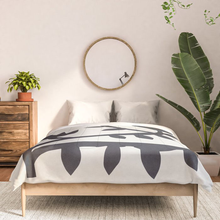 Black branch with two flowers - 5/5 Comforter Gallery Image 3