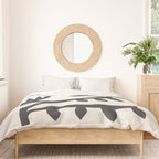 Black branch with two flowers - 5/5 Duvet Cover Gallery Image 3