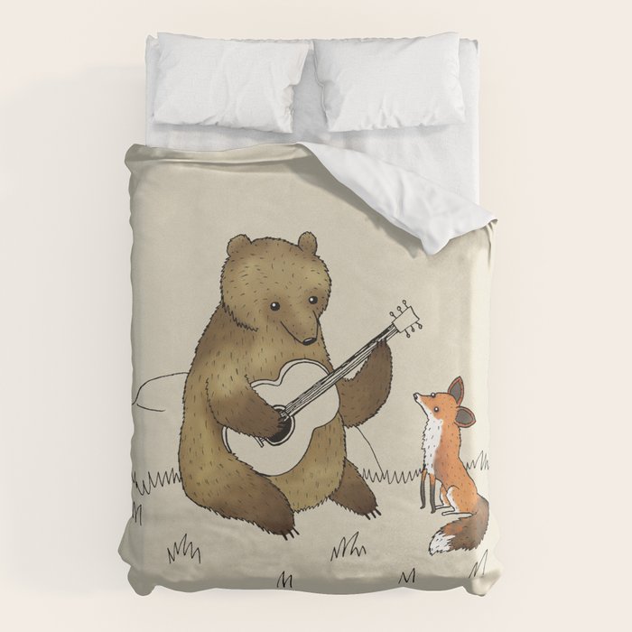 Bear & Fox Duvet Cover Gallery Image 1