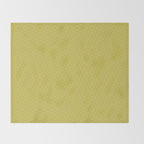 Yellow Monochromatic Asian Star Pattern Throw Blanket Gallery Image 2