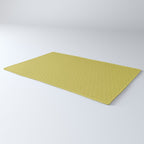 Yellow Monochromatic Asian Star Pattern Rug Gallery Image 3