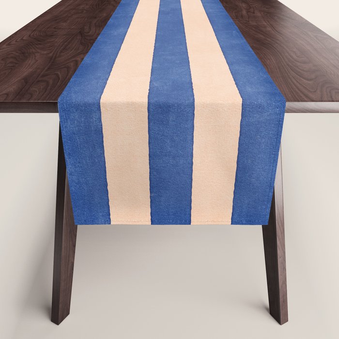 STRIPES 001 O - Sapphire Table Runner Gallery Image 1