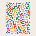 Abstract colorful organic liquid shape pattern Poster Gallery Image 4