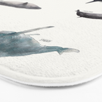 whales Bath Mat Gallery Image 3