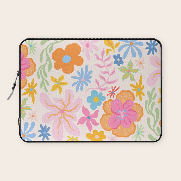 Candy Flowers Laptop Sleeve Gallery Image 1