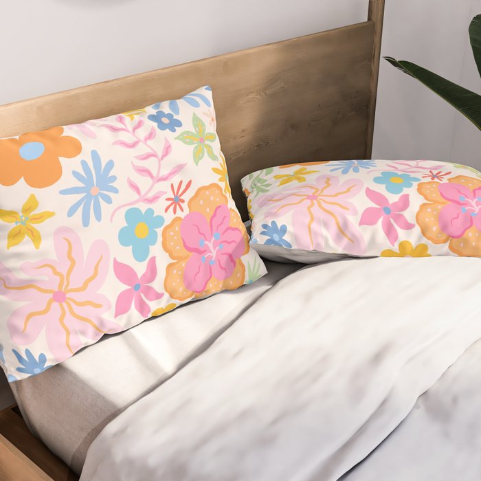 Candy Flowers Pillow Sham Gallery Image 2
