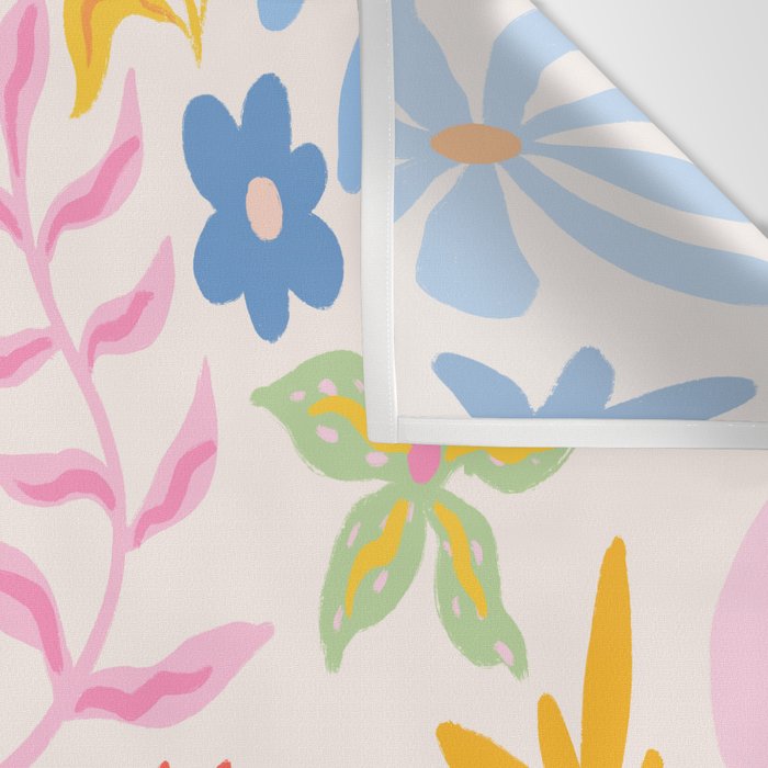 Candy Flowers Wall Tapestry Gallery Image 3