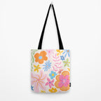 Candy Flowers Tote Bag Gallery Image 2