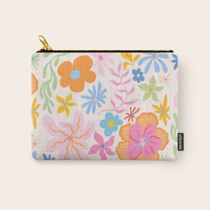 Candy Flowers Carry All Pouch Gallery Image 1