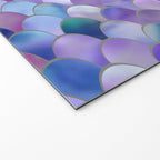 Mermaid Scales Art, Purple, Pink, Teal, Blue, Green Welcome Mat Gallery Image 2