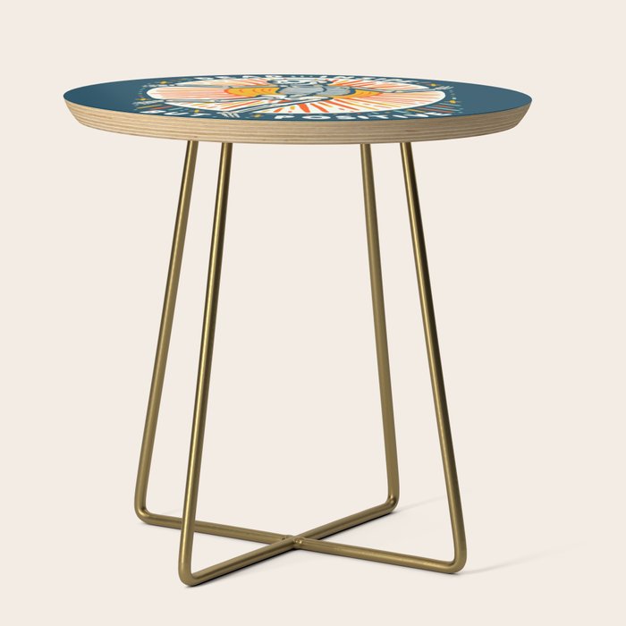 Dead inside but Positive - embrace your inner optimist Side Table Gallery Image 1