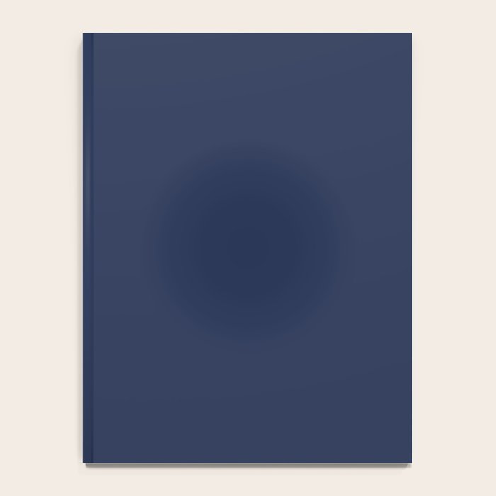 Solid Navy Blue Notebook Gallery Image 4