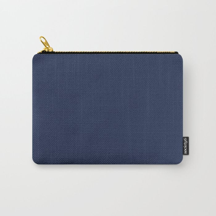 Solid Navy Blue Carry All Pouch Gallery Image 1