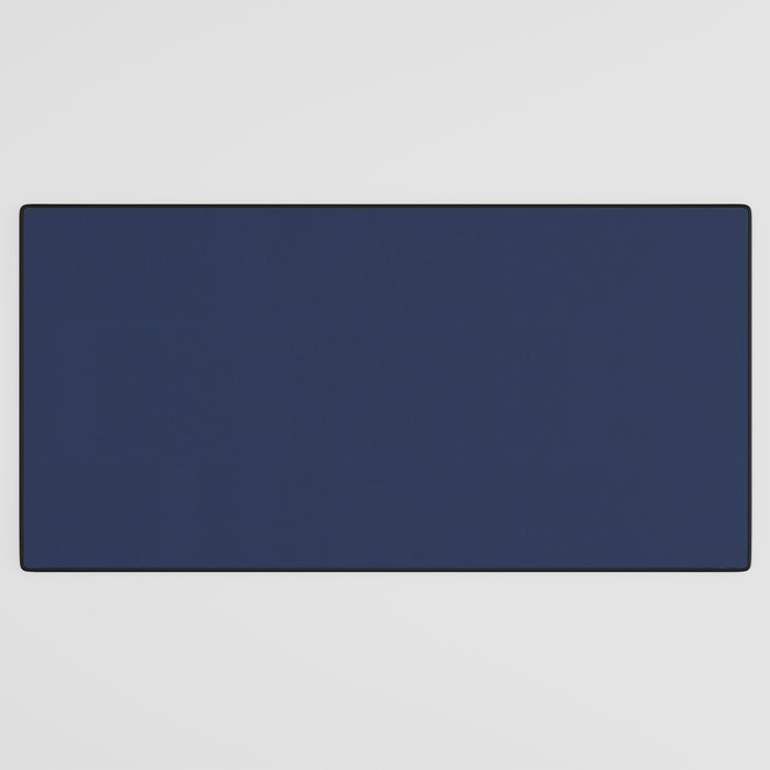 Solid Navy Blue Desk Mat Gallery Image 3