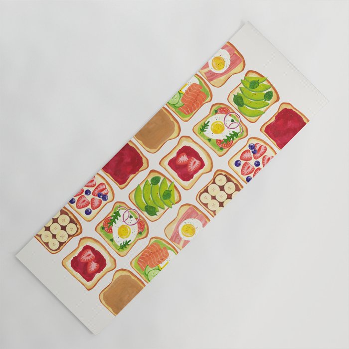The Toast Club: Brunch Art Yoga Mat Gallery Image 1