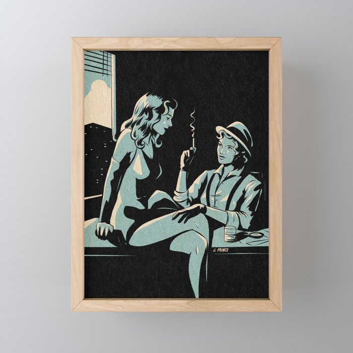 noir 01 Mini Art Print Gallery Image 1