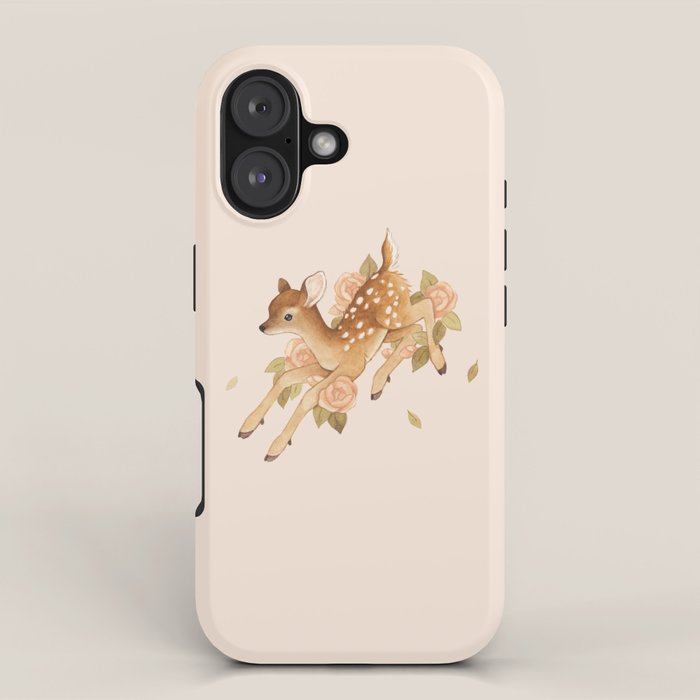 Hopping Fawn iPhone Case Gallery Image 1