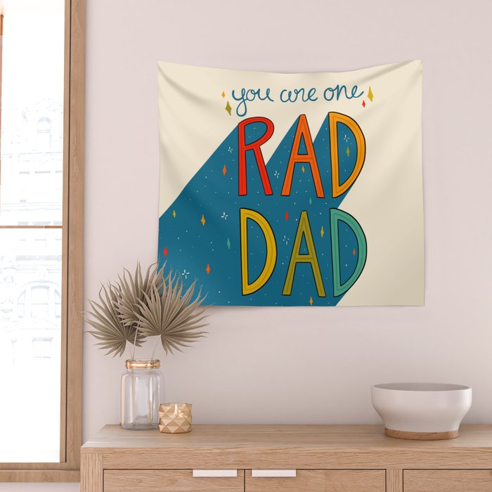 You are One Rad Dad Wall Tapestry Gallery Image 2