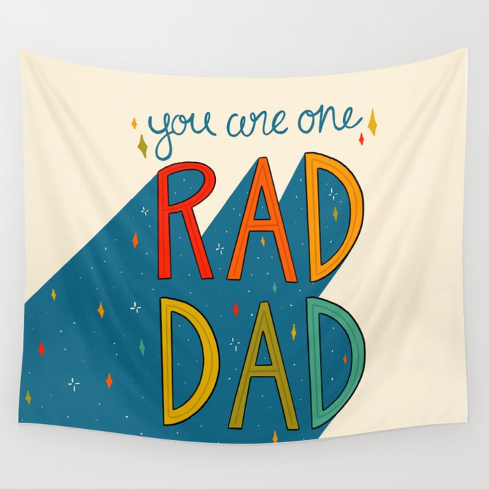 You are One Rad Dad Wall Tapestry Gallery Image 4