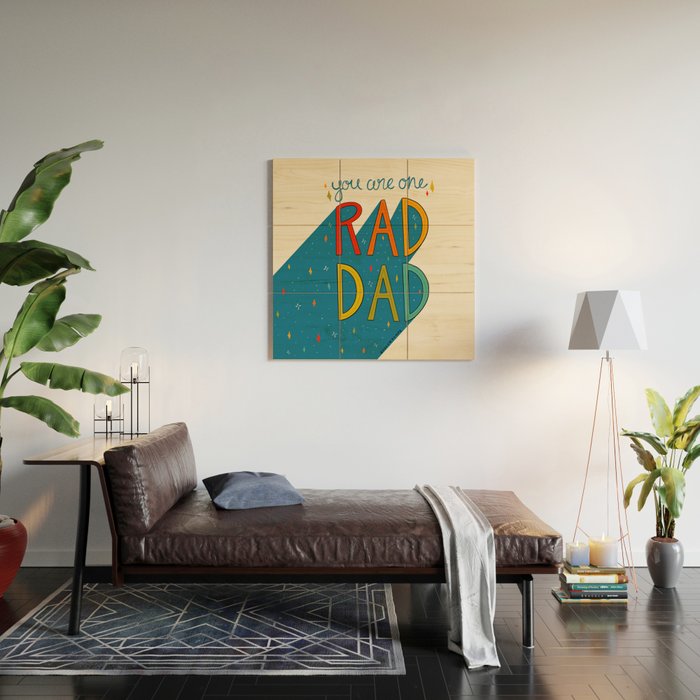 You are One Rad Dad Wood Wall Art Gallery Image 2