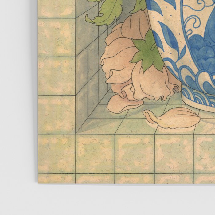Blue Porcelain Vase Poster Gallery Image 3