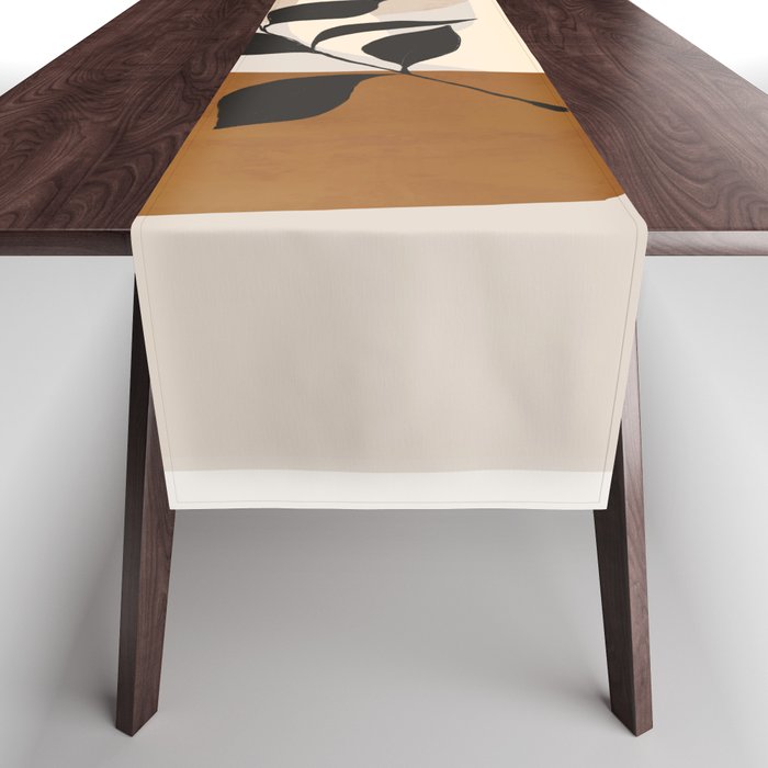 Abstract Art /Minimal Plant 114 Table Runner Gallery Image 1
