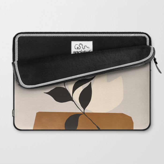 Abstract Art /Minimal Plant 114 Laptop Sleeve Gallery Image 2