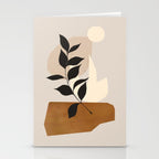 Abstract Art /Minimal Plant 114 Stationery Card Gallery Image 2