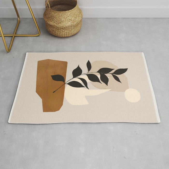 Abstract Art /Minimal Plant 114 Rug Gallery Image 1