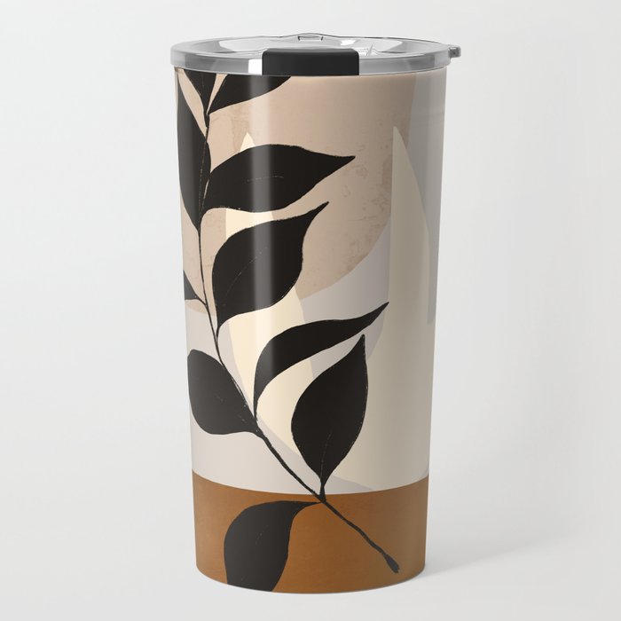 Abstract Art /Minimal Plant 114 Travel Mug Gallery Image 1