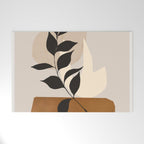 Abstract Art /Minimal Plant 114 Welcome Mat Gallery Image 1