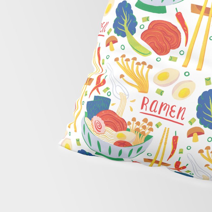 Ramen Noodles Pillow Sham Gallery Image 4