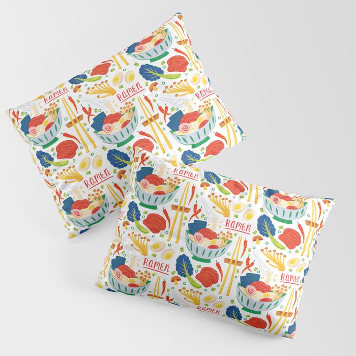 Ramen Noodles Pillow Sham Gallery Image 3
