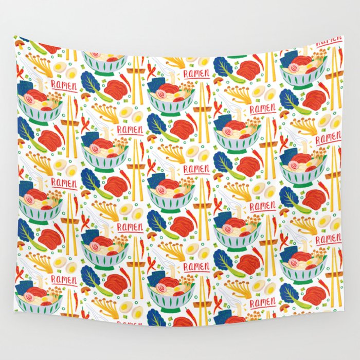 Ramen Noodles Wall Tapestry Gallery Image 4