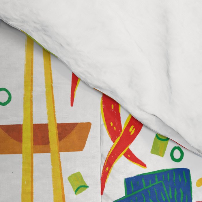 Ramen Noodles Comforter Gallery Image 4