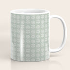block print floral - sage Coffee Mug Gallery Image 1