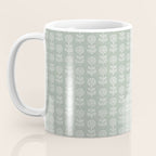 block print floral - sage Coffee Mug Gallery Image 3