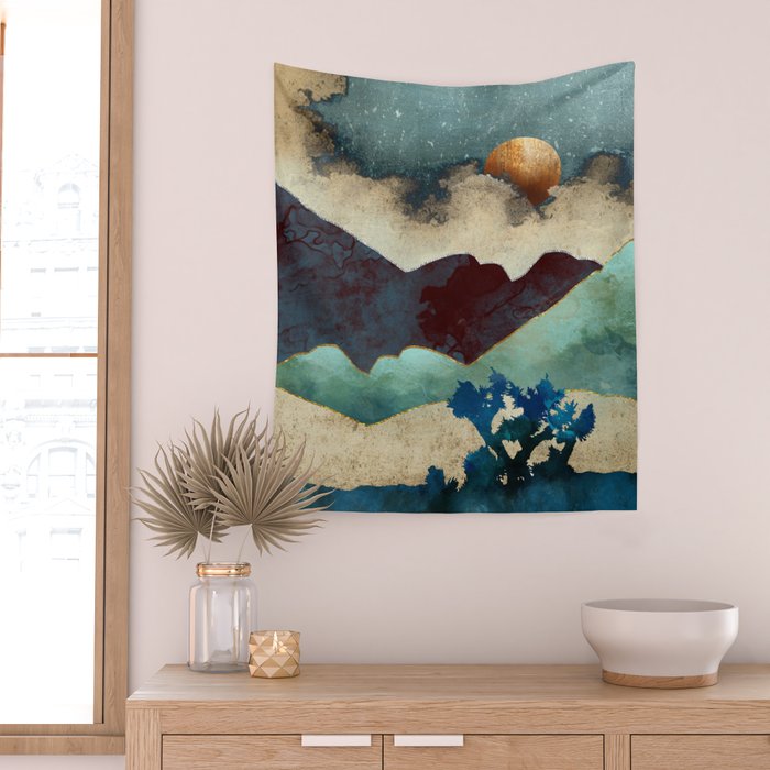 Evening Calm Wall Tapestry Gallery Image 2