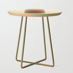 Abstraction_SUNRISE_SUNSET_CIRCLE_RISING_COLORFUL_POP_ART_0425A Side Table Gallery Image 1