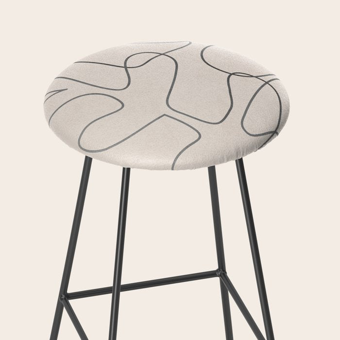 Abstract Line II Stool Gallery Image 2