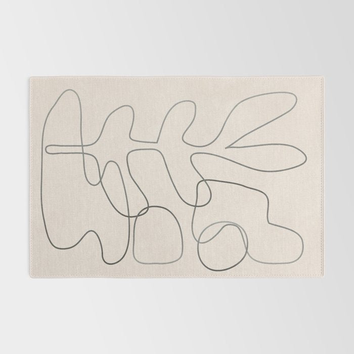 Abstract Line II Rug Gallery Image 2