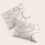 Abstract Line II Pillow Sham Gallery Image 3