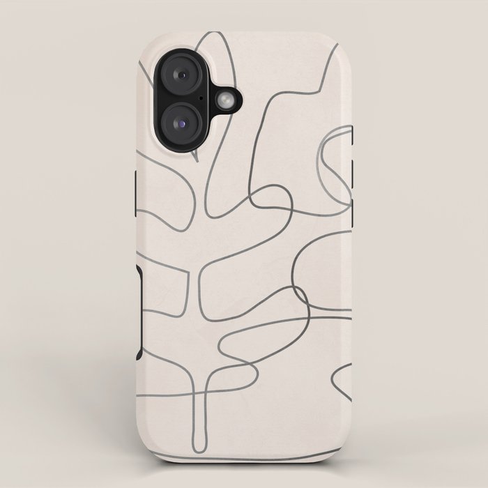 Abstract Line II iPhone Case Gallery Image 1