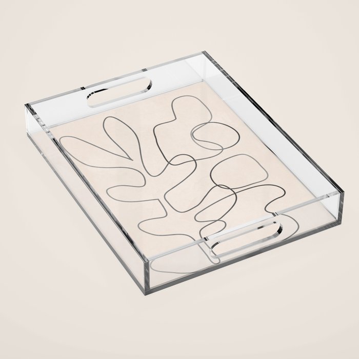 Abstract Line II Acrylic Tray Gallery Image 1