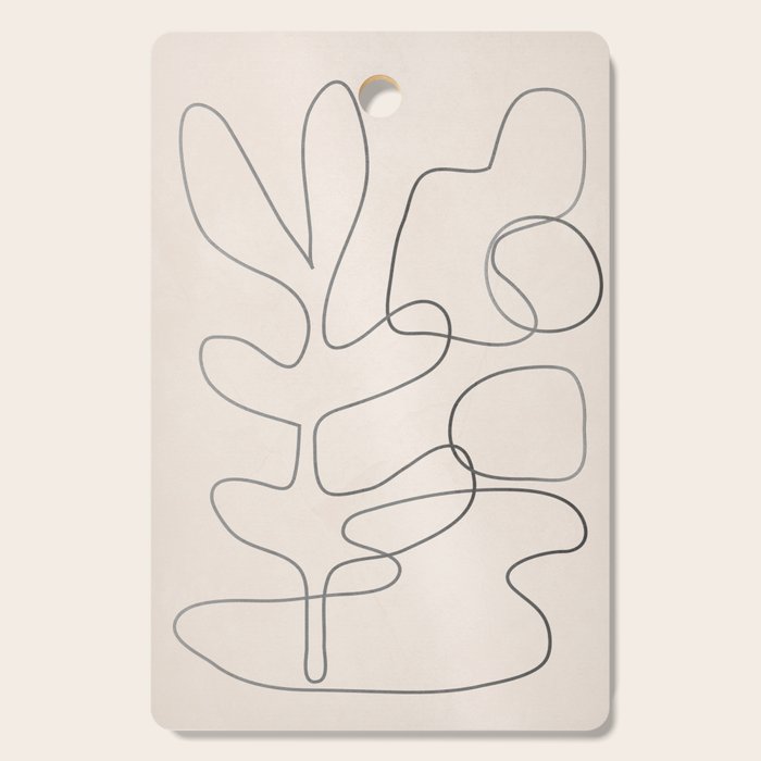Abstract Line II Cutting Board Gallery Image 1