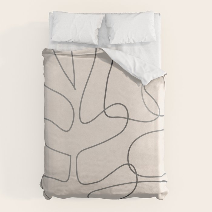 Abstract Line II Duvet Cover Gallery Image 1