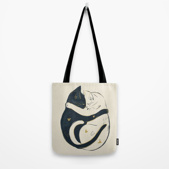 Cats In Love 3 Tote Bag Gallery Image 2